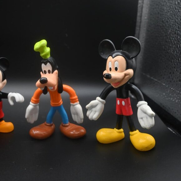 Disney micky mouse and goofy 4 toy bundle - vintage! All 4 included - Picture 3 of 10